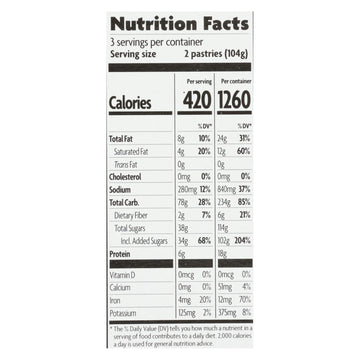 Nature's Path Organic Berry Toaster Pastries, 12-Pack