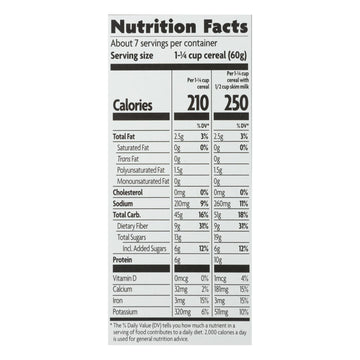 Nature's Path Organic Flax Raisin Bran Cereal, 12-Pack