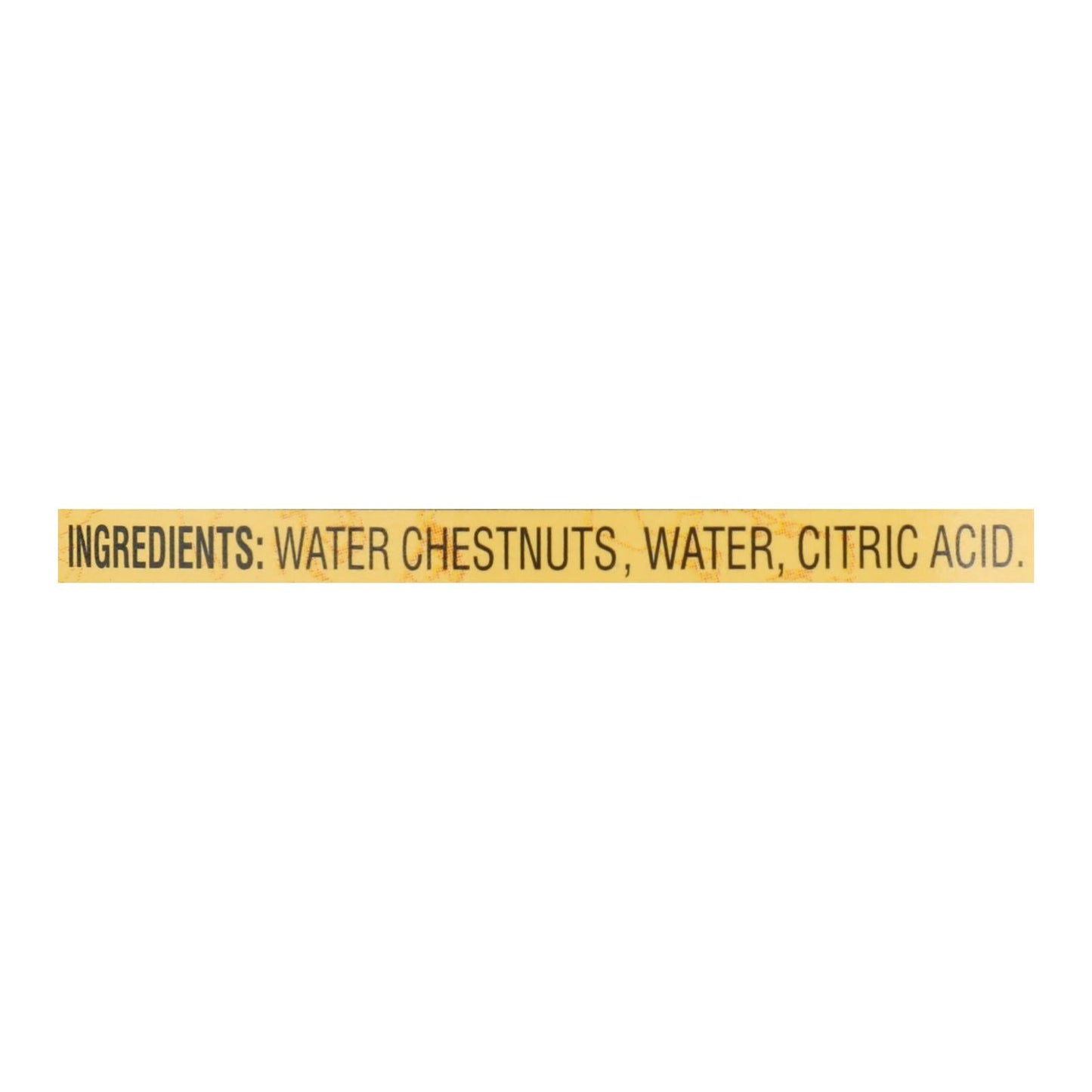 Reese Water Chestnuts - Sliced - Case Of 24 - 8 Oz.
