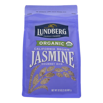 Lundberg Family Farms Brown Jasmine Rice - Case Of 6 - 2 Lb.