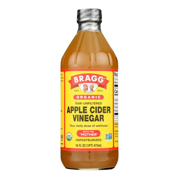 Bragg - Apple Cider Vinegar - Organic - Raw - Unfiltered - 16 Oz - Case Of 12