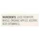 Rw Knudsen Organic Apple Juice  - Case of 6 - 32 FZ