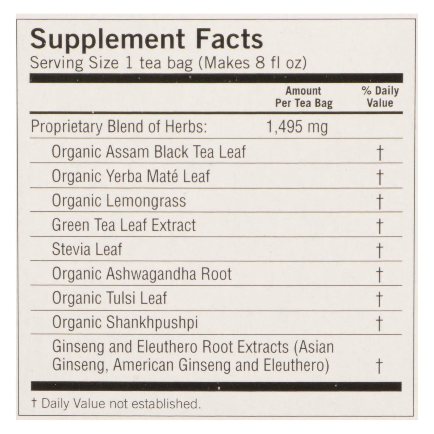 Yogi Sweet Tangerine Energy Herbal Tea, 16 Bags, Case of 6