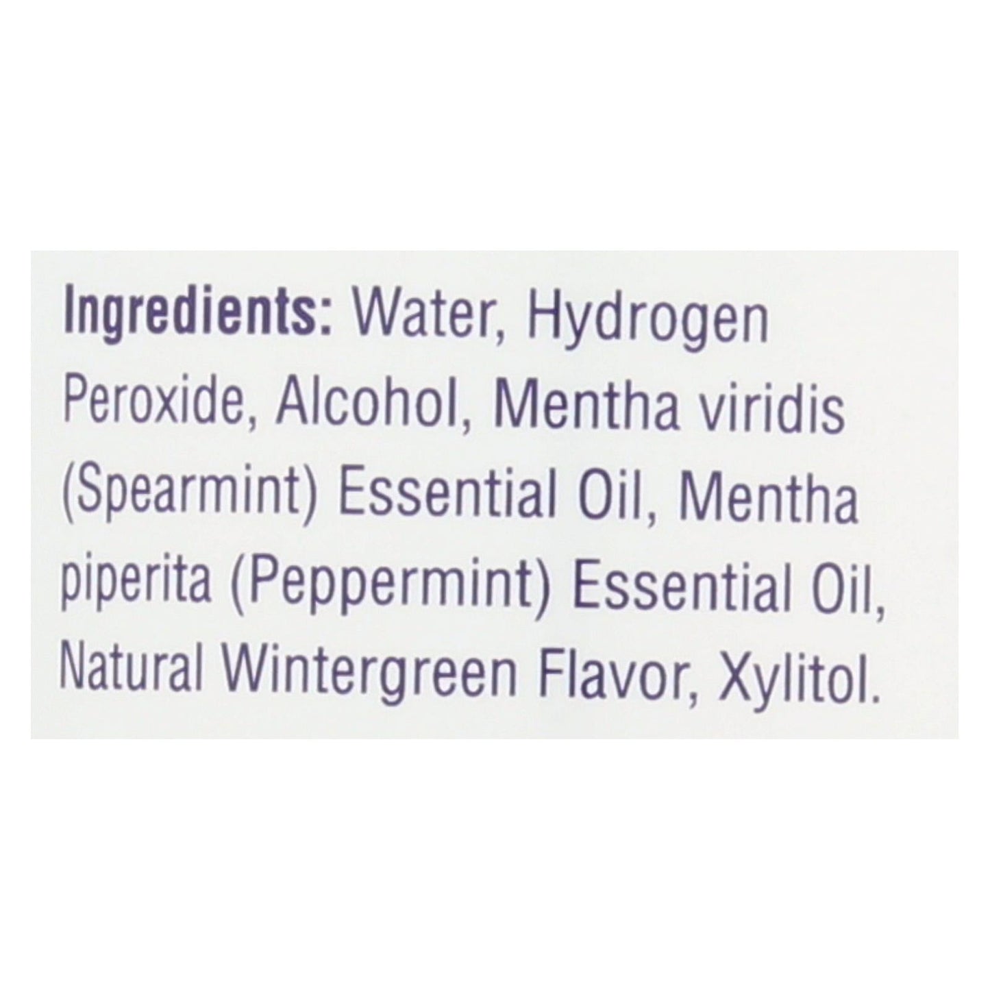 Heritage Wintermint Hydrogen Peroxide Mouthwash - 16 oz