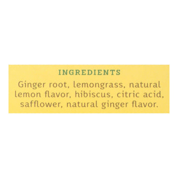 Stash Tea - Herbal - Lemon Ginger - 20 Bags - Case Of 6