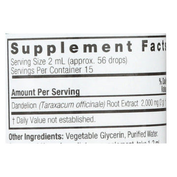 Nature's Answer - Af Dandelion Root - 1 fl oz