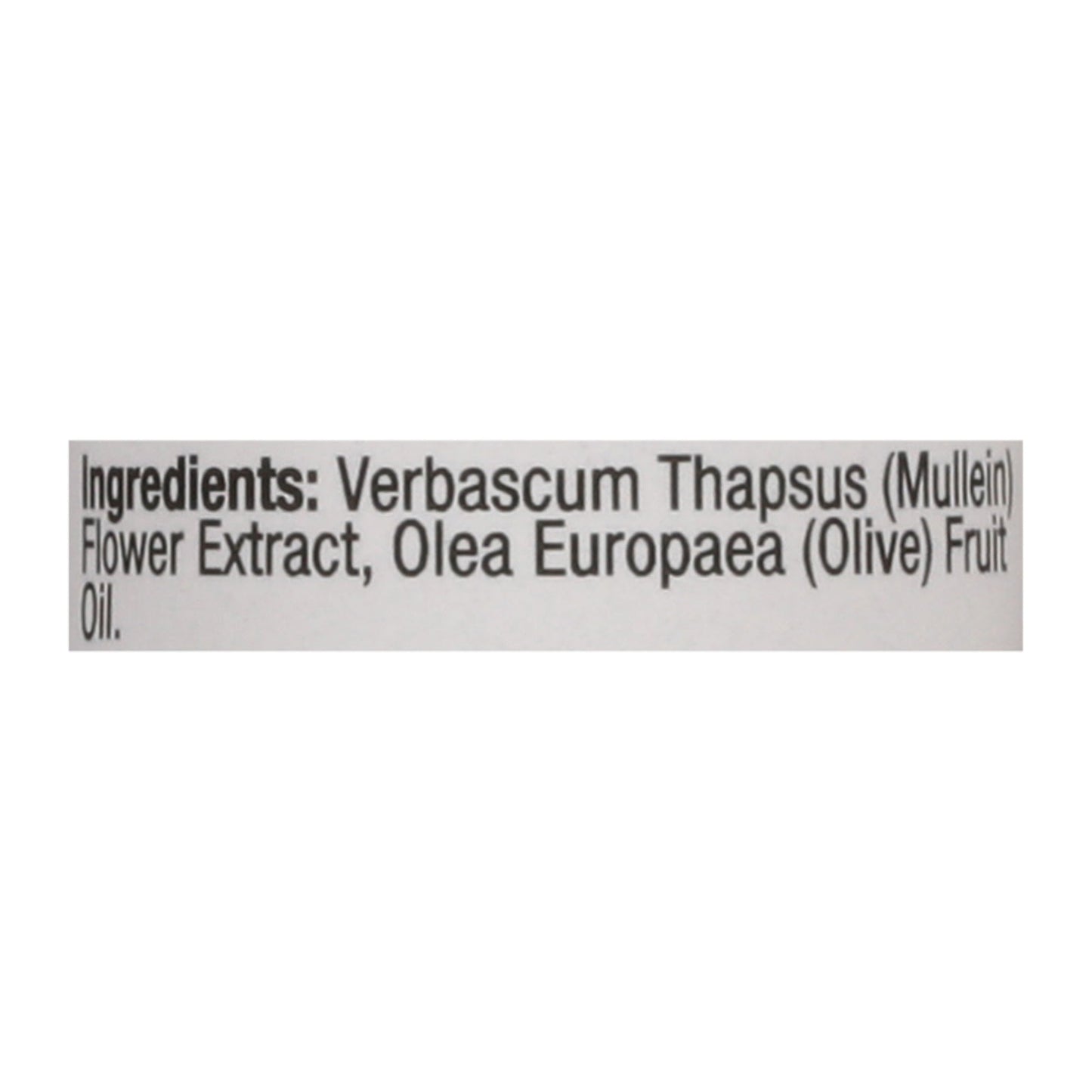 Mullein Flower Ear Oil, Alcohol-Free, 1 fl oz