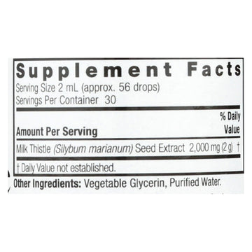 Nature's Answer - Af Milk Thistle - 1 Each - 2 Fz