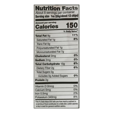 Kettle Brand - Potato Chip Unsalted - CS of 12-7.5 OZ