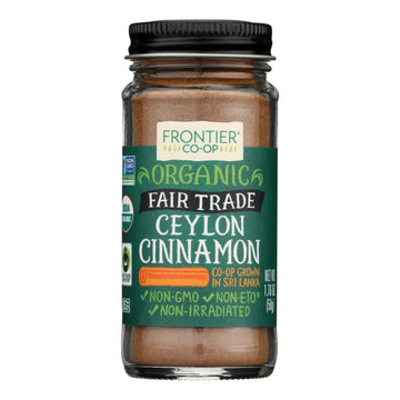 Organic Ceylon Cinnamon, Ground, Fair Trade, 1.76 Oz