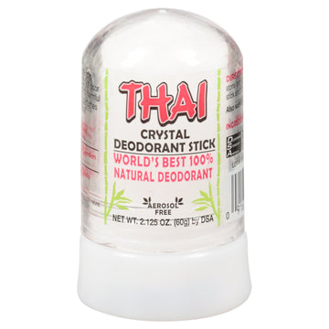 Thai Natural Crystal Deodorant Push-up Stick - 2.125 Oz