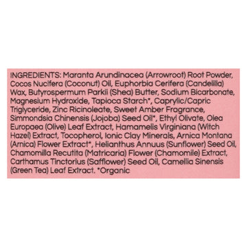 Zion Health Sweet Amber Deodorant - 2.8 OZ