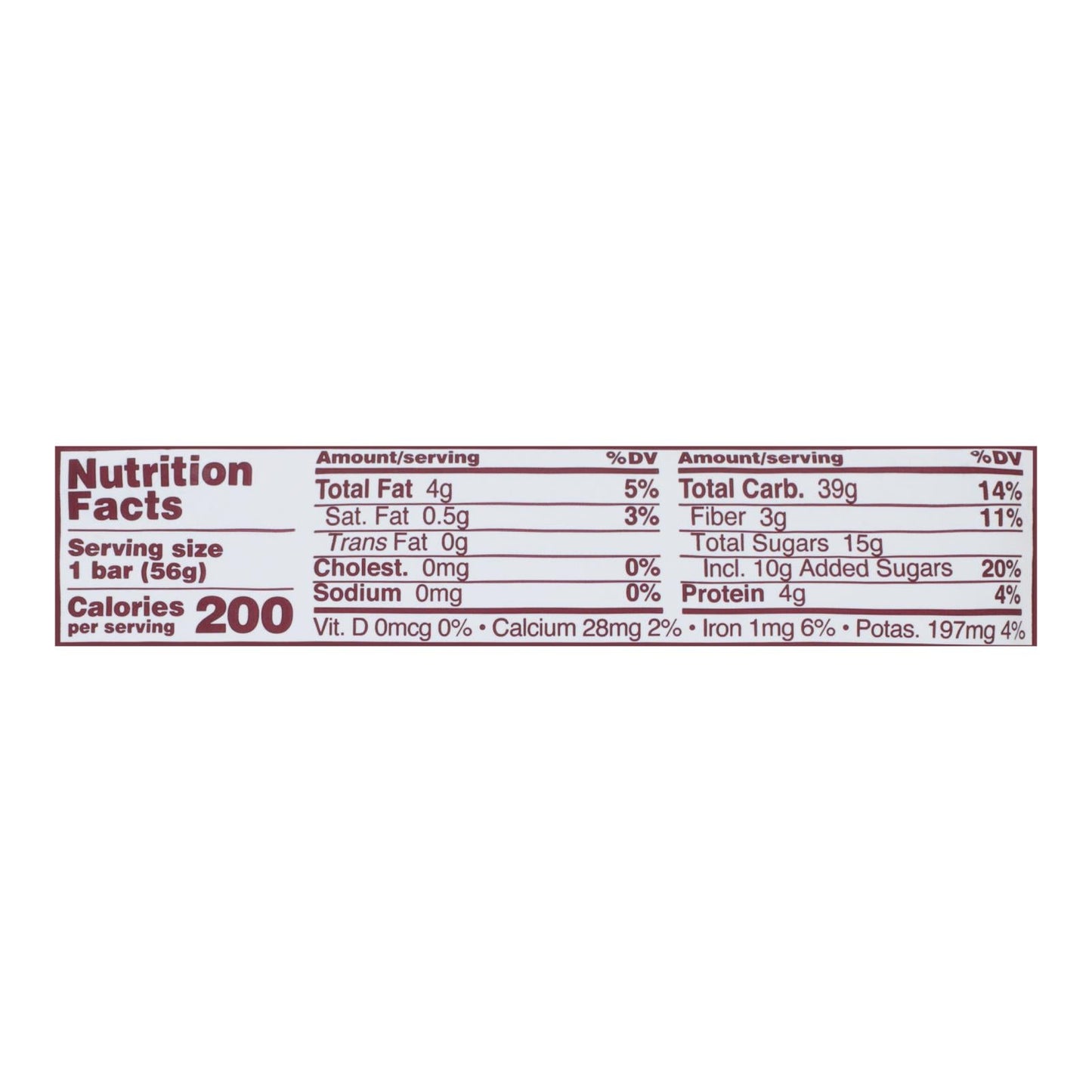 Gomacro Organic Macrobar - Cherries And Berries - 2 Oz Bars - Case Of 12