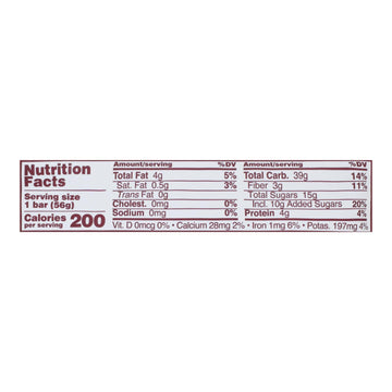 Gomacro Organic Macrobar - Cherries And Berries - 2 Oz Bars - Case Of 12