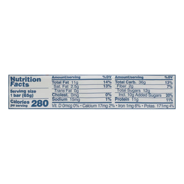 Gomacro Organic Macrobar - Peanut Protein - 2.3 Oz Bars - Case Of 12