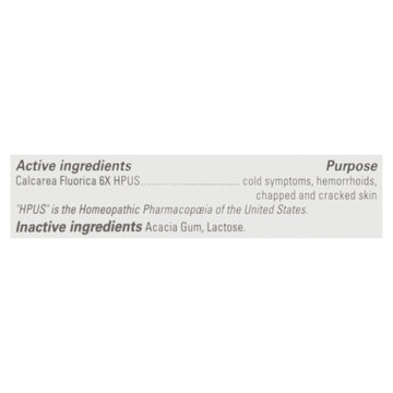 Hyland's - Calc Flour 6x Cell Salt - 1 Each-100 Tab