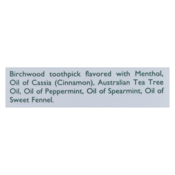 Tea Tree Therapy Toothpicks - 100 Toothpicks - Case Of 12