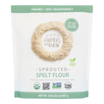 Organic Sprouted Spelt Flour, 32oz - Pack of 6