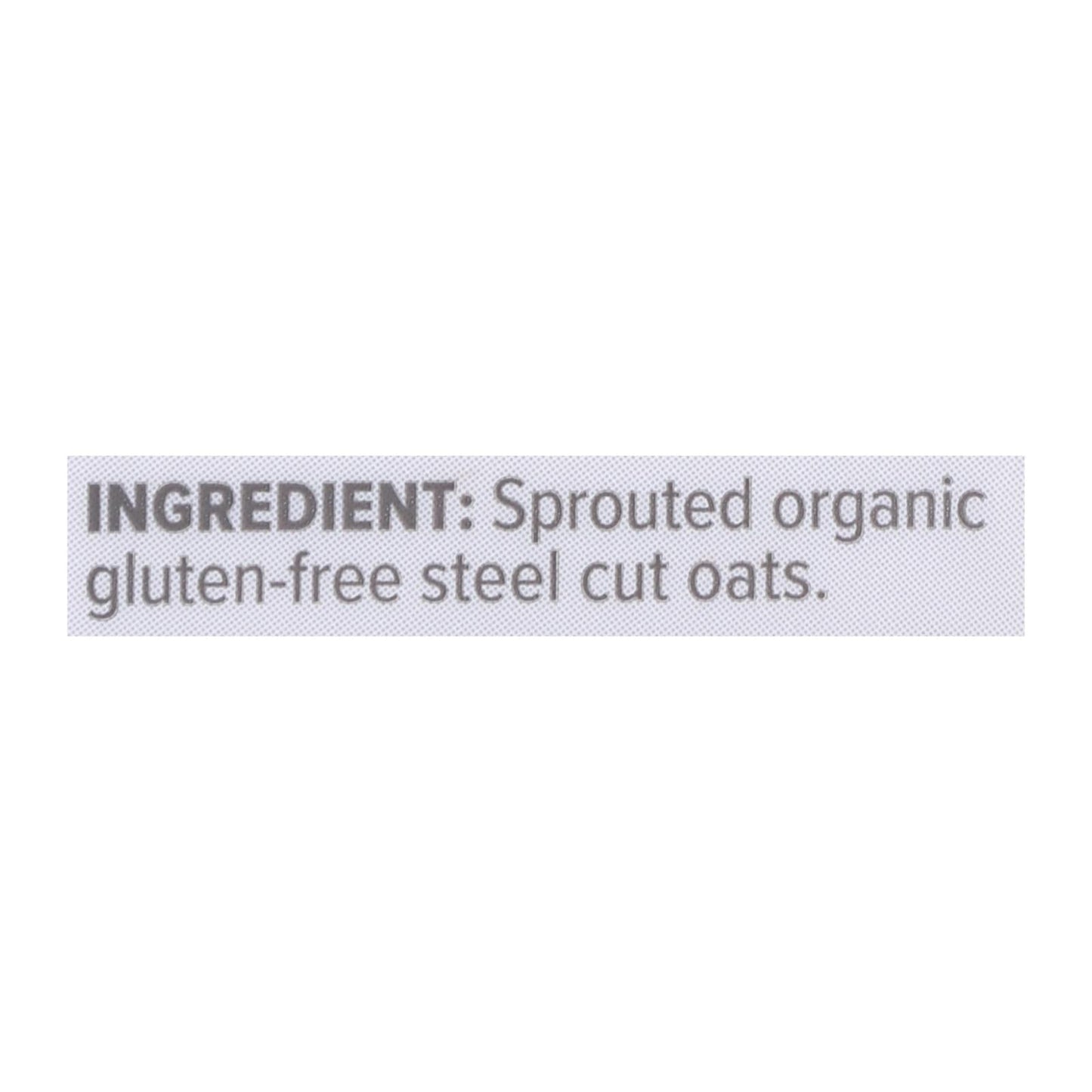One Degree Organic Sprouted Steel Cut Oats, 4 Pack - 24 Oz