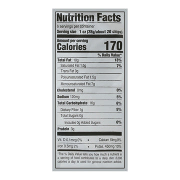 Boulder Canyon - Chip Sea Salt & Avo Oil - Case Of 12-6 Oz