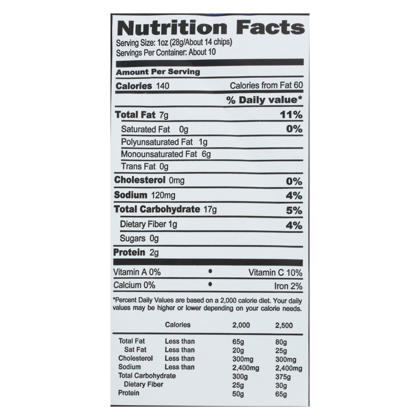 Boulder Canyon Avocado Oil Sea Salt Chips, 12 Pack, 10oz
