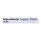 Lotus Foods Heirloom Forbidden Rice - Case Of 6 - 15 Oz.