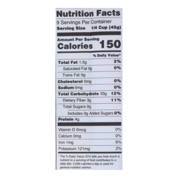 Lotus Foods Heirloom Forbidden Rice - Case Of 6 - 15 Oz.