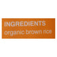 Lotus Foods Organic Brown Rice Pad Thai Noodles 8x8oz