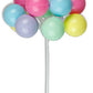 Medium Pastel Balloon Clusters 7" Long *Available in 4, 12 and 36 counts*