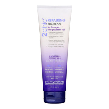 Giovanni 2chic Ultra Repair Shampoo, Blackberry & Coconut 8.5oz