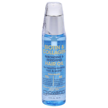 Giovanni Bio Colg Restore Hair Oil, 1-1.9 FZ