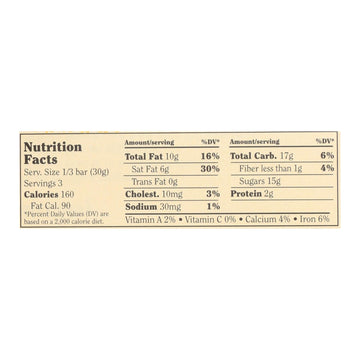 Chocolove Milk Chocolate Toffee Almonds Bar, 3.2 oz, 12 Pack