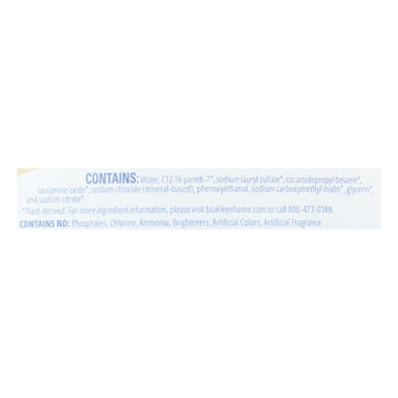 Biokleen Laundry Liquid - Free And Clear - 64 Oz