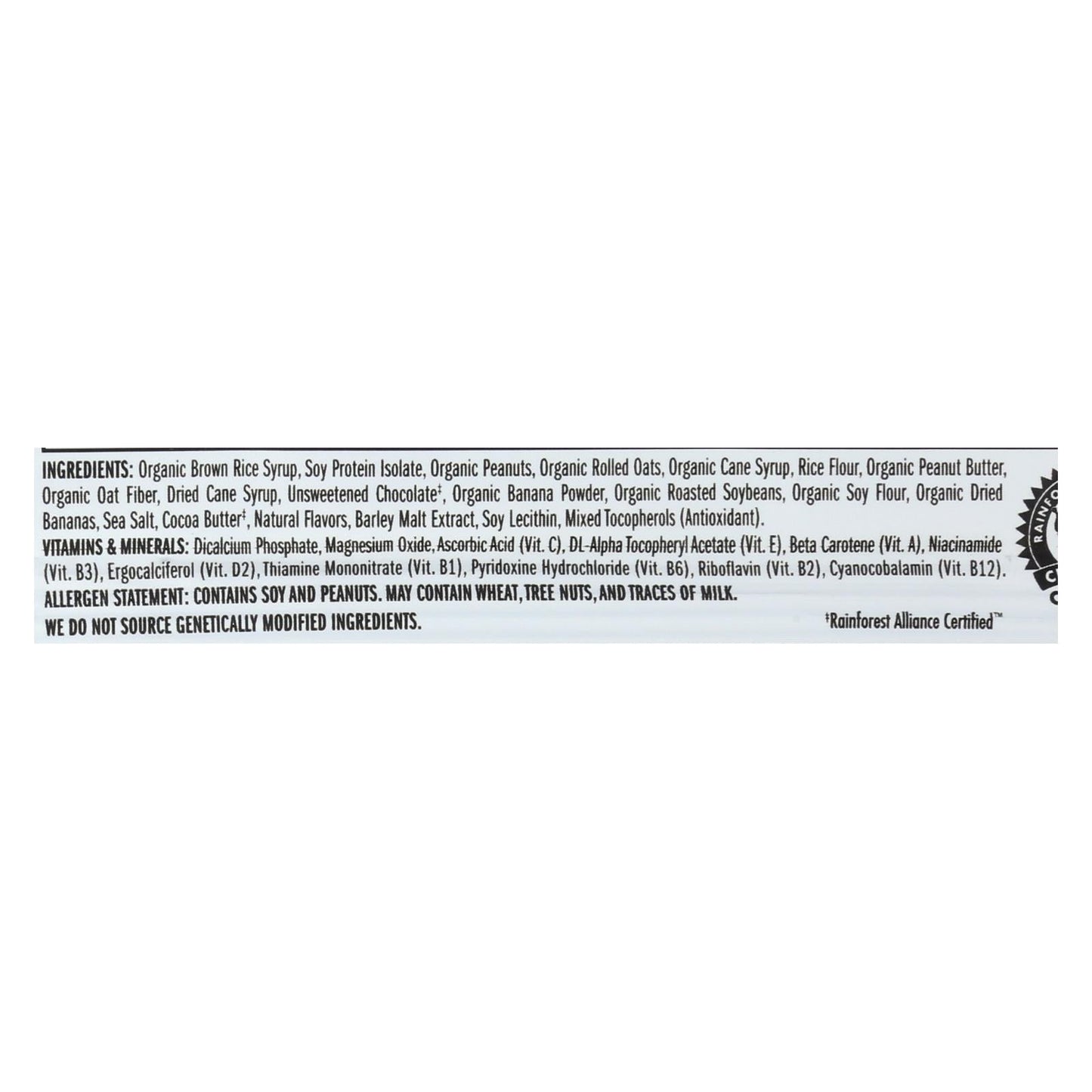 Clif Bar Peanut Butter Banana Dark Chocolate - 12 Pack