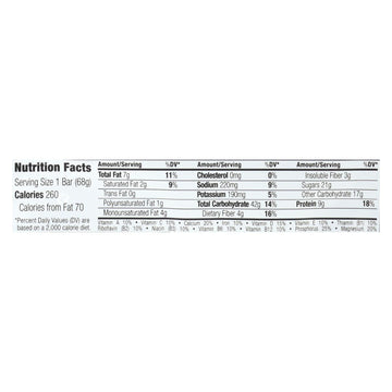 Clif Bar - Organic White Chocolate Macadamia Nut - Case of 12 - 2.4 oz