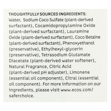 Eco Dish Soap - Bamboo Lemon, Case of 6, 25 Fl Oz Each