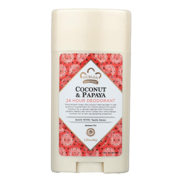 Nubian Heritage Coconut Papaya Deodorant 2.25 Oz