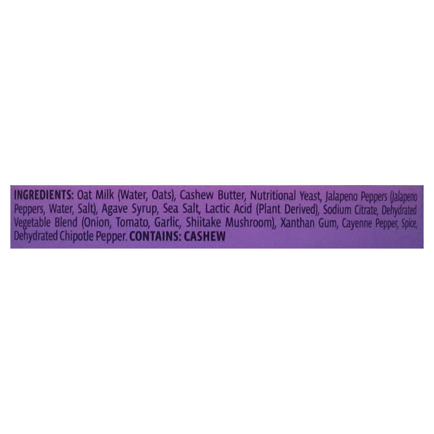 Credo Foods - Dip Df Oatmlk Queso Blnco - CS of 6-11 OZ