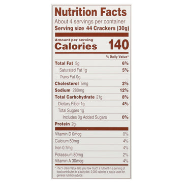 Simple Mills - Crckr Popmmms Ched Veg - CS of 6-4 OZ