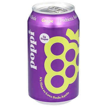 Poppi - Soda Grape Prebiotic - CS of 12-12 FZ