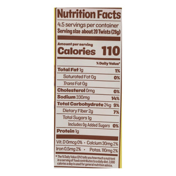 Cauliflower Pretzel Sticks - Twist - 12 Pack - 4.5 Oz