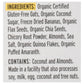 Purely Elizabeth Sugar-Free Banana Nut Oatmeal - 6 Pack