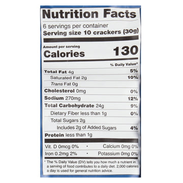 Schar - Crackers Entertain Gluten Free - Case Of 5-6.2 Oz