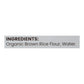 Jovial Organic Brown Rice Lasagna Pasta, 6-Pack