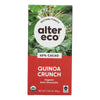 Alter Eco Organic Dark Quinoa Chocolate Bar, 2.82oz, 12-Pack