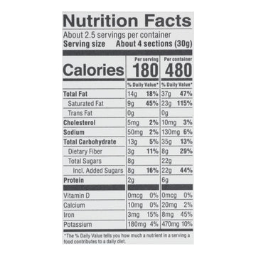 Alter Eco Organic Dark Salted Brown Butter Chocolate 2.82oz