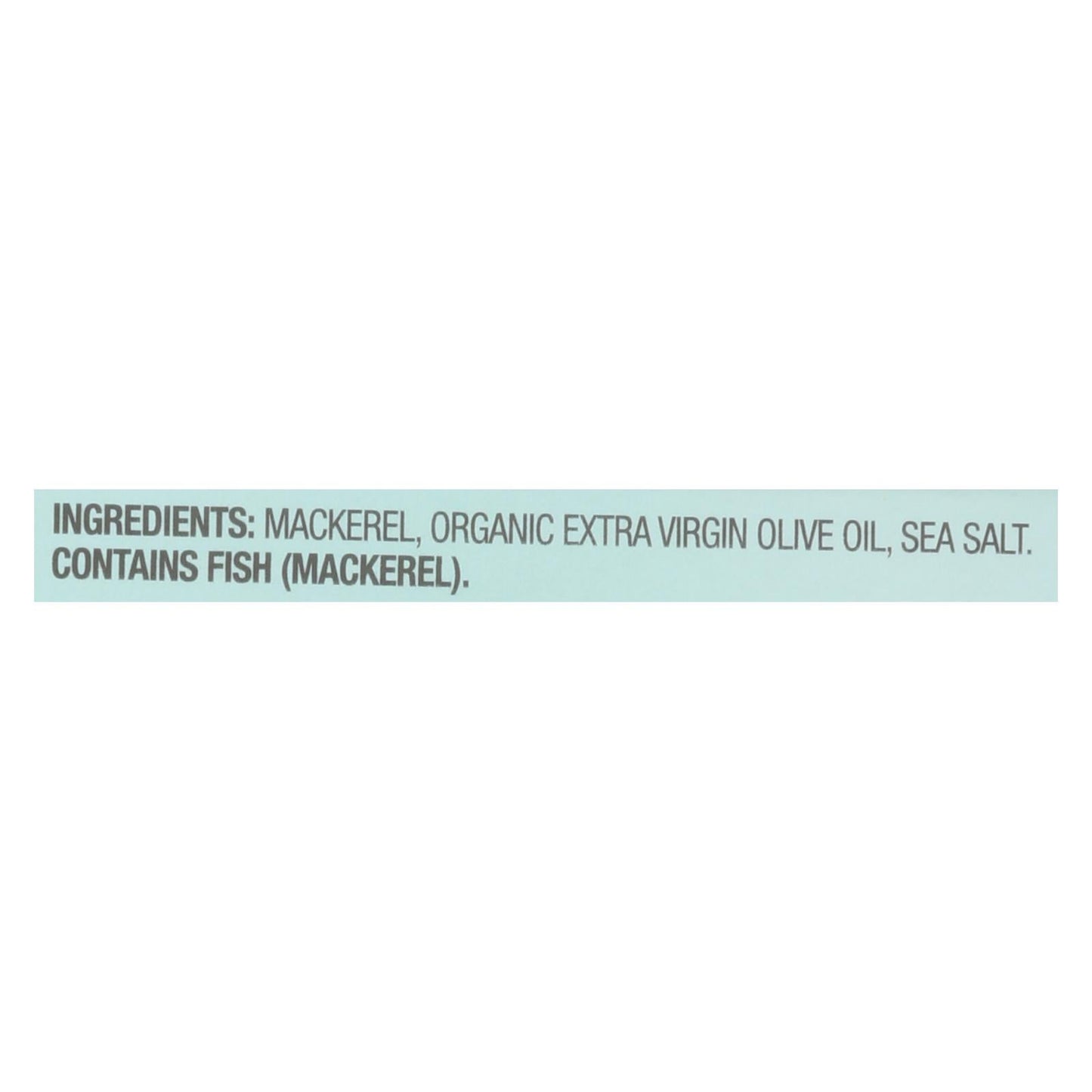 Wild Planet Mackerel in Olive Oil - 12 Pack, 4.375 Oz Each