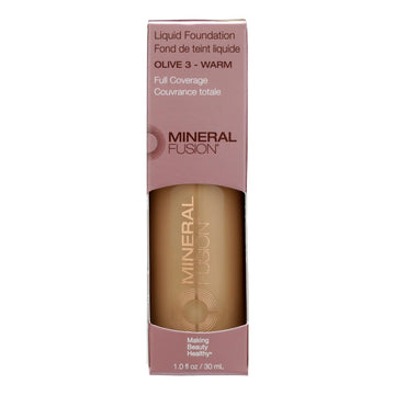 Mineral Fusion - Mkup Liquid Foundtn Olive 3 - 1 Each-1 Fz