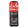 Zevia Zero Calorie Energy Drink Grapefruit 12-Pack 12oz