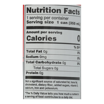 Zevia Zero Calorie Energy Drink Grapefruit 12-Pack 12oz